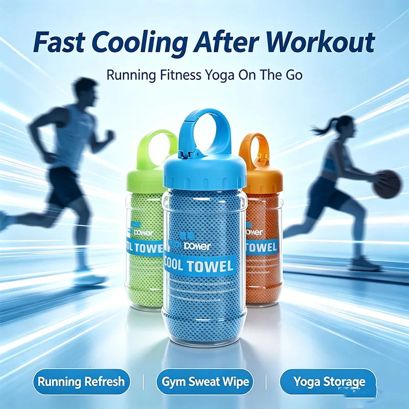 Cooling Breathable Cold Towel Ultra-fine Fiber Quick-drying Sweat Towel Summer Heatstroke Prevention Swimming Fitness Bath Towel