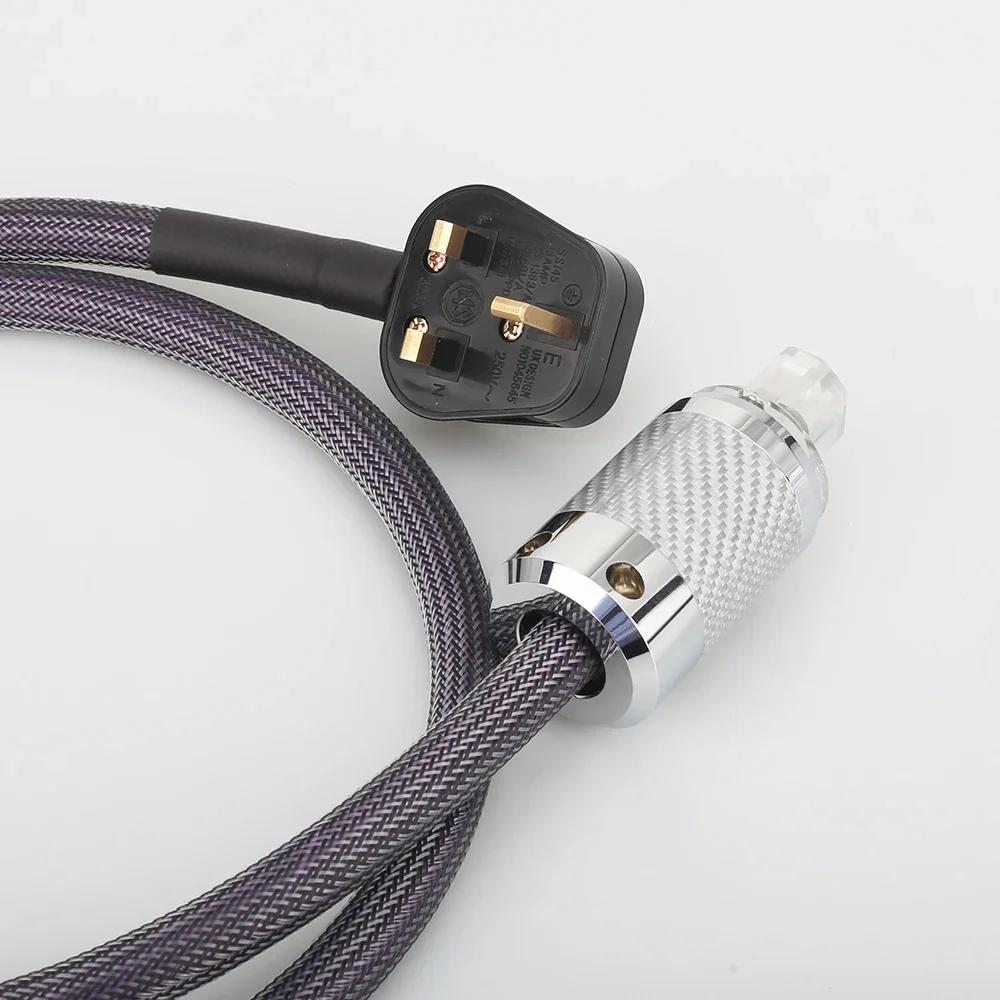Высокое качество P122 AC-313 HIFI UK Кабель питания Британский сетевой провод для AMP CD-плеер Аудио Визуальное и Hi-Fi оборудование