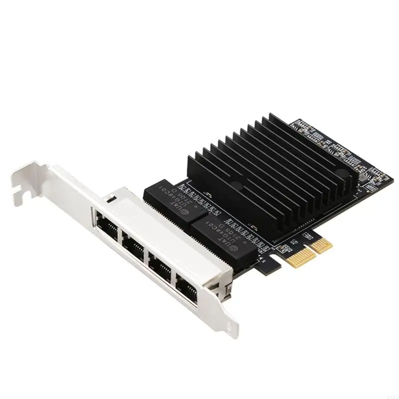 LX0B 1000Mbps PCI-E Netwerkkaart Gigabit Ethernet PCI voor Express 10/100/1000m RJ45 LAN-adapterconverter Controller 4 PO