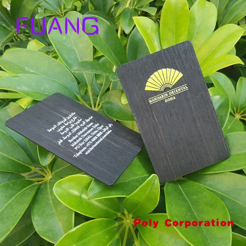 Custom  RFID IC wooden key card 13.56 mhz f08 chip visit card bamboo nfc tap cherry wood chips ID magnetic wooden business card