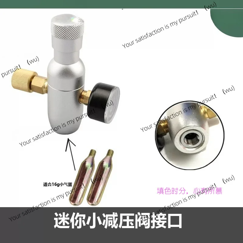 for Beer Soda Dispenser Pneumatic Coffee Machine 3/8‑24UNF Mini CO2 Regulator Pressure Reducing Valve