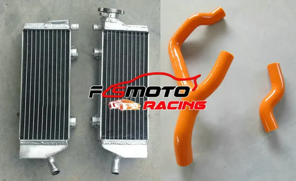 

Aluminum Radiator For Husqvarna Husky FC 250 350 450 FC250 FC350 FC450 250FC 2013 2014 2015 WITH Silicone Hose