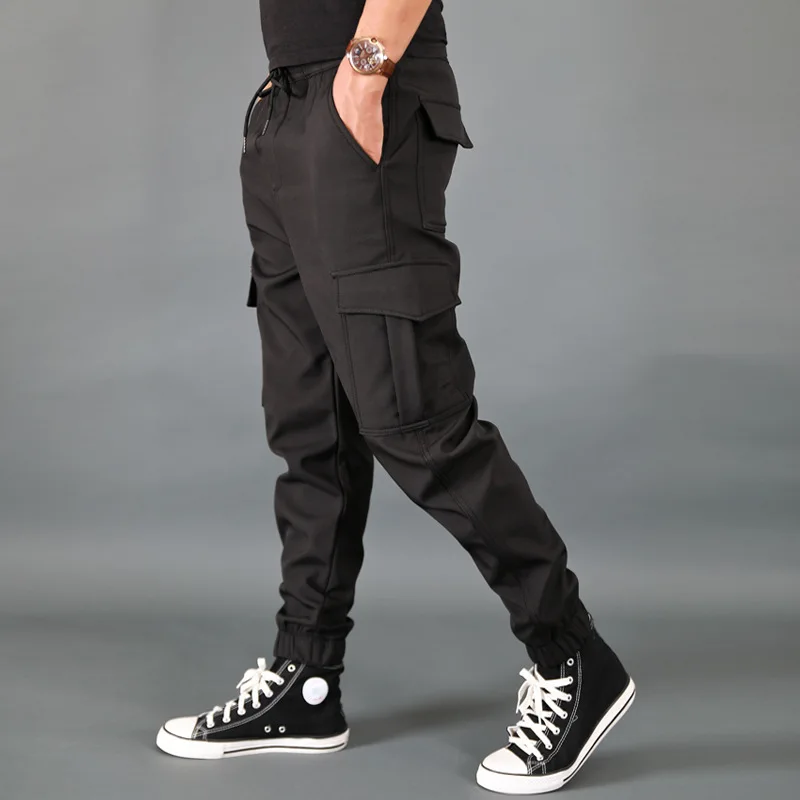 Neue Mode Cargo hosen HipHop Harem Jogger Männer lässige Taschen hose Streetwear Kleidung