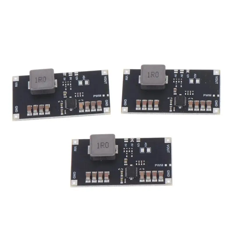 TPS61088 DC-DC High Power Boost Module Stable Adjustable 5V 9V 12V Output For DIY Lithium Battery Projects