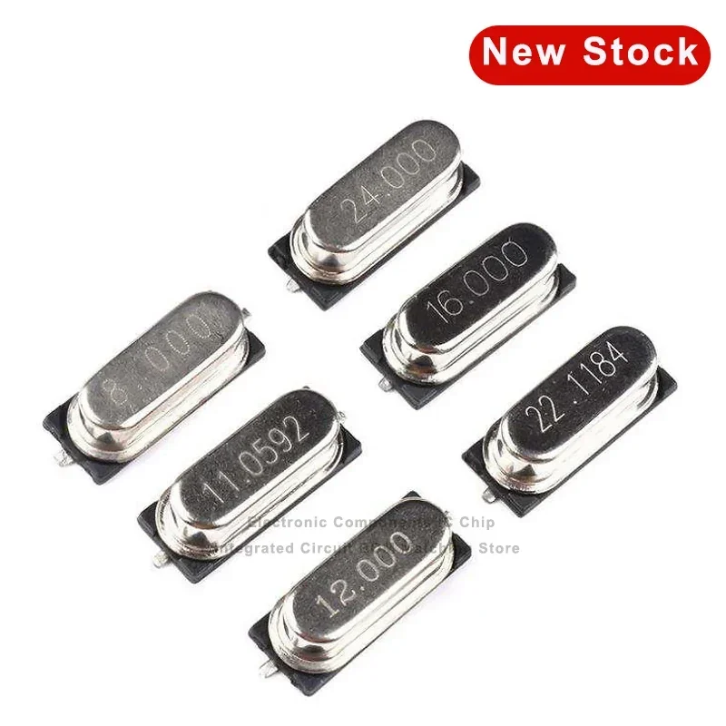 100pcs/lot 49SMD 16.000MHz 16MHz Passive crystal oscillator SMD In Stock 5.0