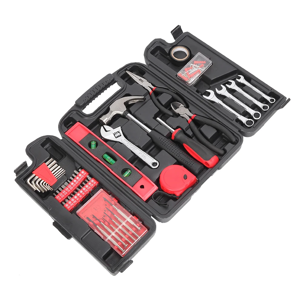 

136pcs New and Quality Tool Set Red for Multiple Scenarios