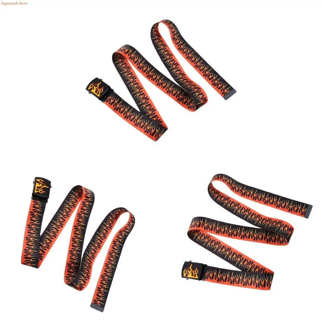 Q5WE Plain Webbing Waist Strap Men's Jeans Waist Belt Adjustable Canvas Waistband