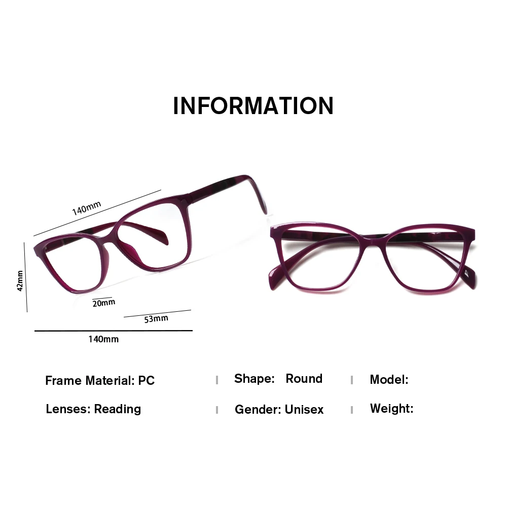 CLASAGA Reading Glasses Spring Hinges Women Men HD Lens Printed Frames Fashion Rectangle Prescription Glasses image 2