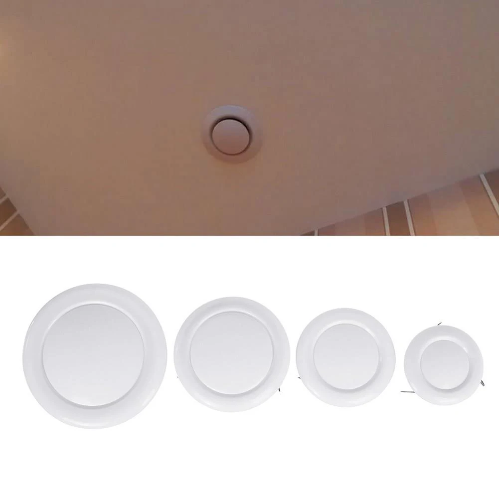 Adjustable Louver Circular Air Outlet Air Outlet 150MM 75MM Ventilation Diffuser 100MM Air Conditioning Ventilation