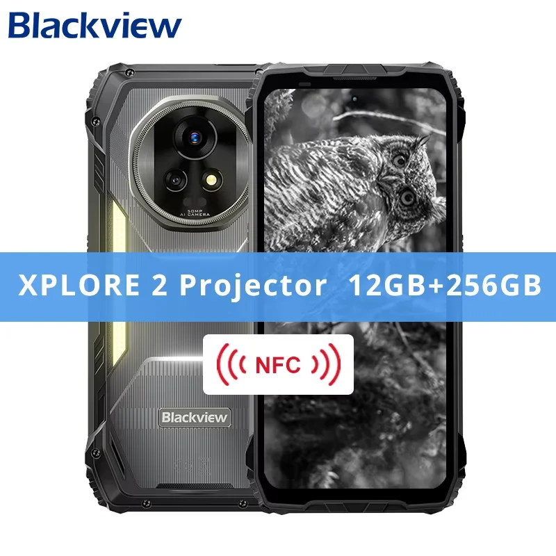 Blackview XPLORE 2 Projector 5G AI RuggedPhone MediaTek Dimensity