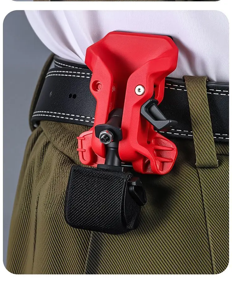 Self‑Locking Tool Belt Hook Quick‑Release Buckle For Electric Tool Woodworker Electrician Storage Hanger