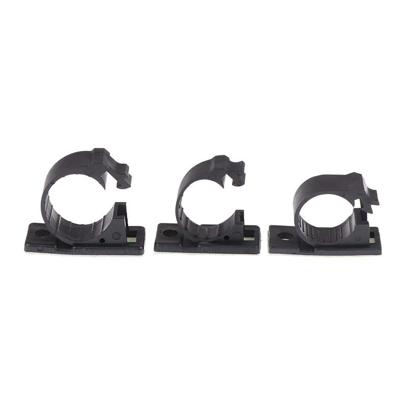 Organizador de cables autoadhesivo de 20 piezas, Clips de gestión, soporte para cables, abrazadera de línea de escritorio, enrollador USB de LY-4/6/8/10/11/12 ajustable ​