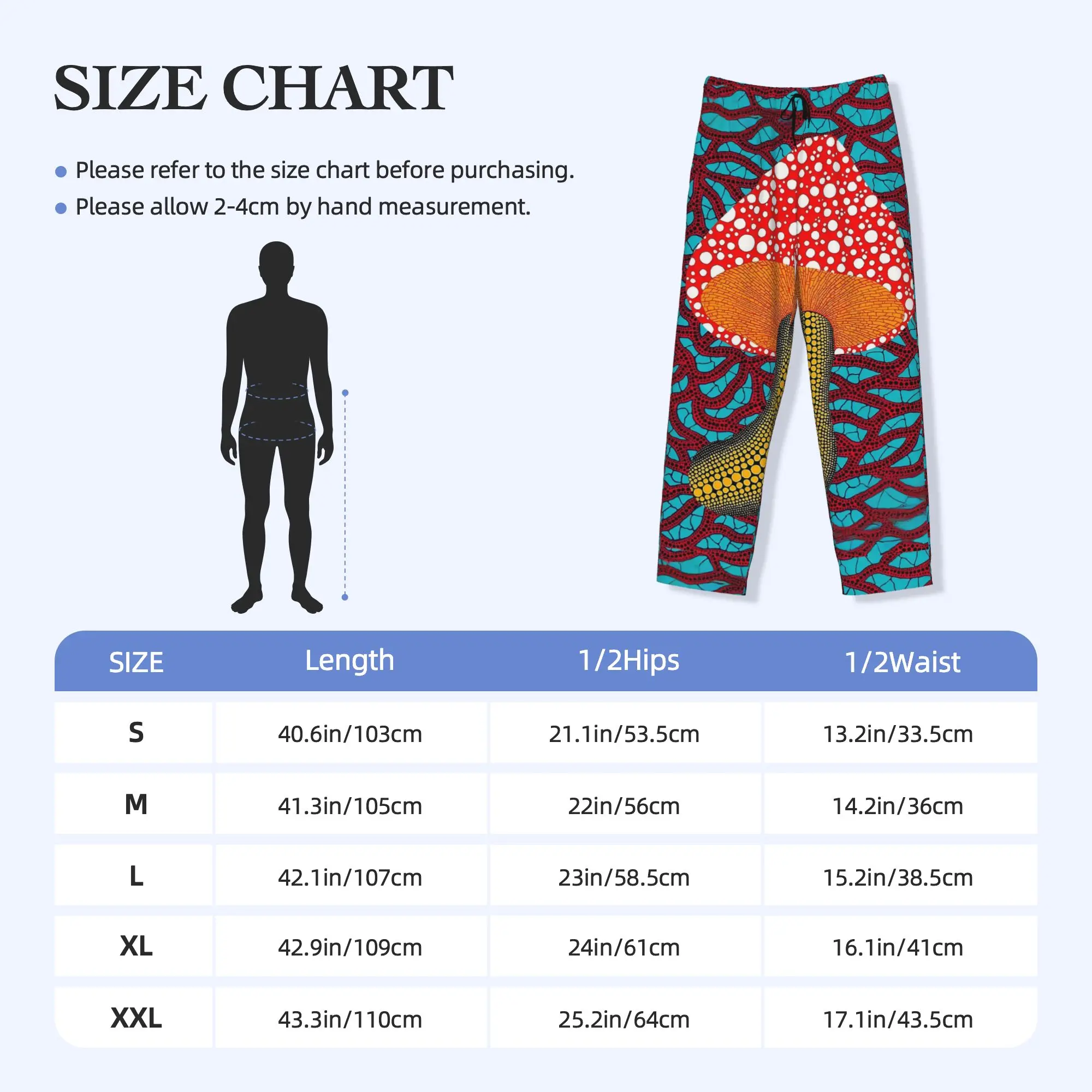 Custom Yayoi Kusama Aesthetic Pajama Pants for Men Abstract Art Sleepwear Lounge Sleep Bottoms Stretch with Pockets - view 5