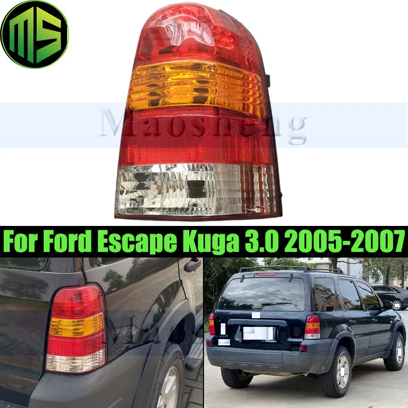 

Maosheng Rear Bumper Tail Light Tail Lamp For Ford Escape Kuga 3.0 2005-2007 Taillight Taillamp Brake Light Turn Light