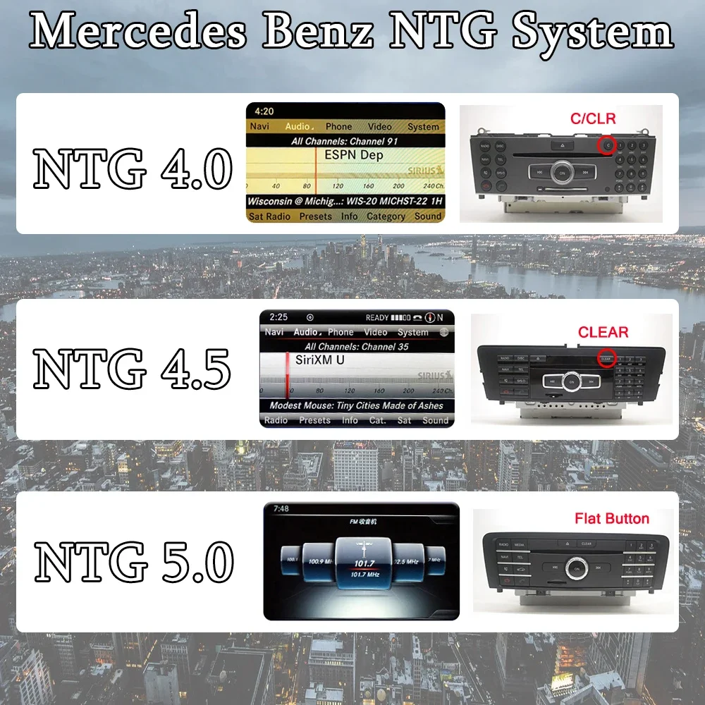 Беспроводной Carplay Android Auto для Mercedes Benz Ml W166 Gl X166 2012-2015 Linux System Автомобильный мультимедийный плеер Dsp Wi-Fi Экран