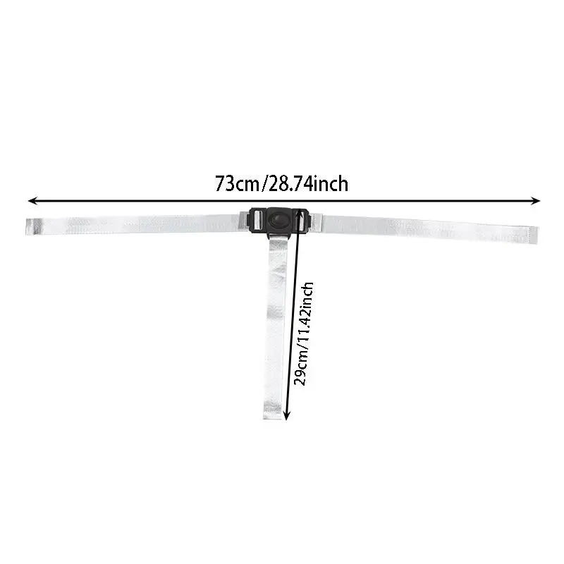 Baby Safety Harness 3/5 Point Safety Belt for Highchair Dining Chair Stroller Fixed Strap Accessories
