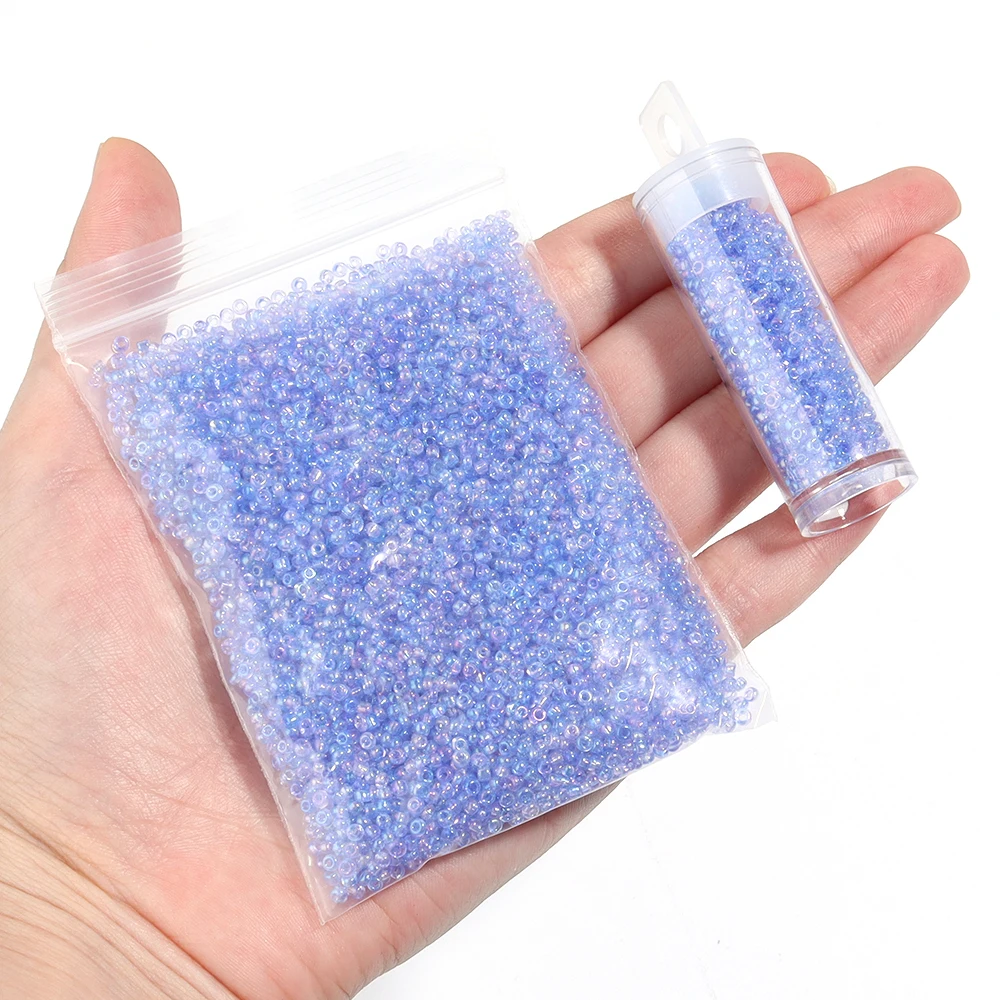 10g/15g/Lot 2mm Beads Czech Glass Seed Beads Small Round Loose Bead for DIY Earrings Bracelet Jewelry Making Accessories