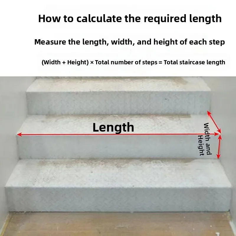 

Whole Roll Self Adhesive Stair Carpet Concrete Wood Stair Pad Step Noise Reduction Anti Slip Home Decorative Polyester Fiber ...