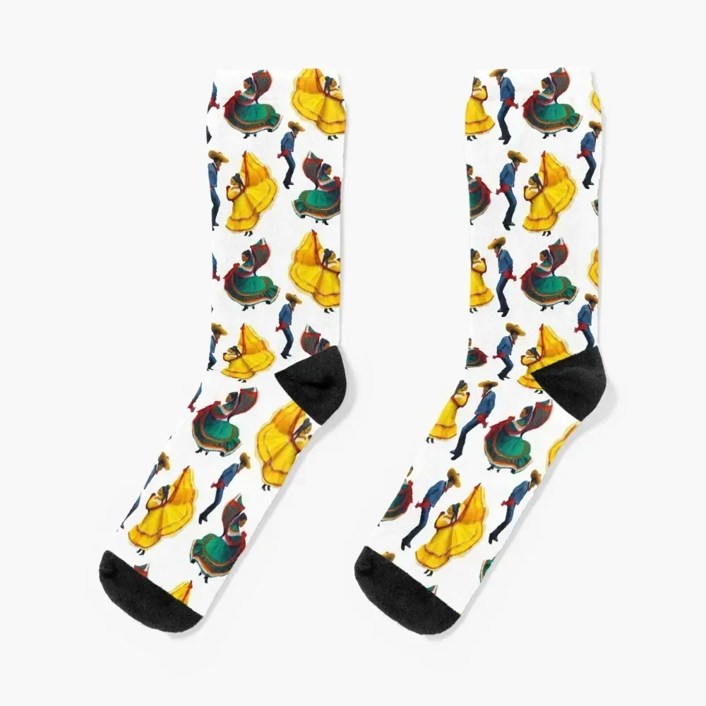 

El Baile Folklorico de Mexico Socks valentine gift ideas gym Socks For Girls Men's