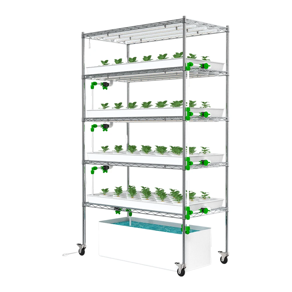 

Garden 5tier Adjustable Shelf Heavy-Duty Wire Shelving Racks Waterproof Eco-Friendly Multipurpose Hydroponic Vertical Grow Rackp