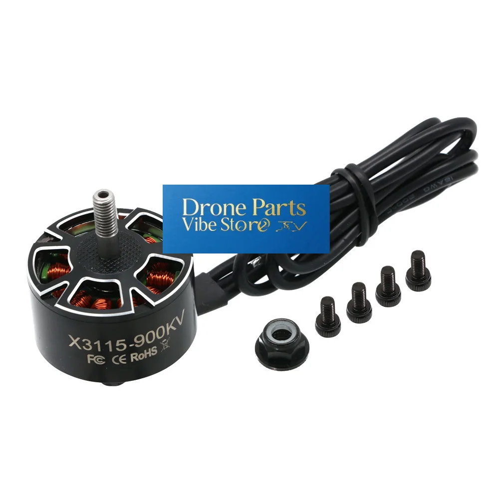 Drone Parts4pcs/lot UAngel X3115 3115 900KV 1050KV 1200KV 6S Brushless Motor For FPV Freestyle 9inch 10inch Long Range Cinelifte
