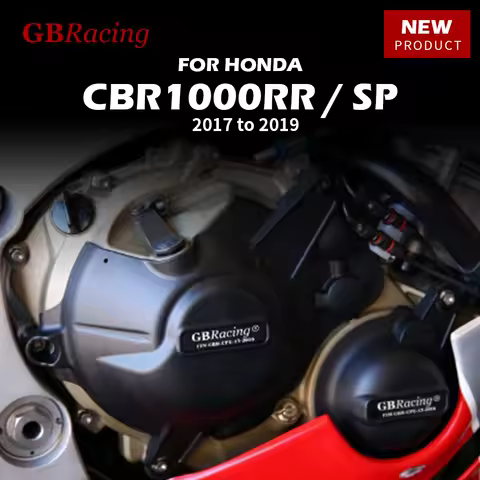 GBRacing CBR1000RR FIREBLADE SP 2017 to 2019 Motorcycle Engine Protect Cover For HONDA Body &amp; Frames Clutch Pulse Protection