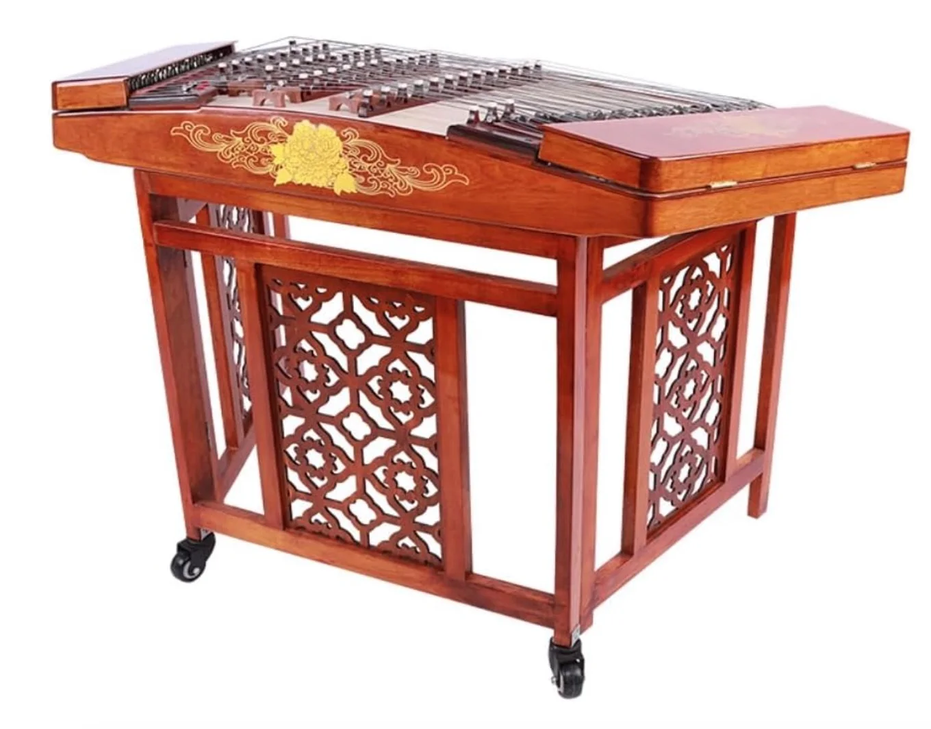 

Yanqin 402 dulcimer Peony flower map Chinese stringed instruments