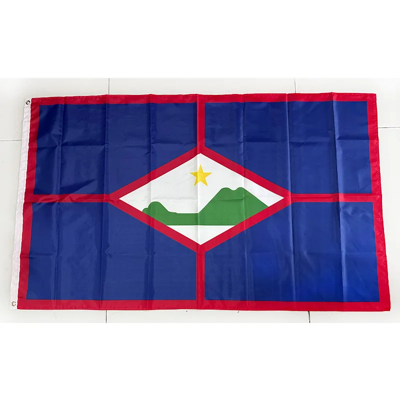 Flag of Sint Eustatius Caribbean Netherlands 60x90cm 90x150cm Decoration Banner for Home and Garden