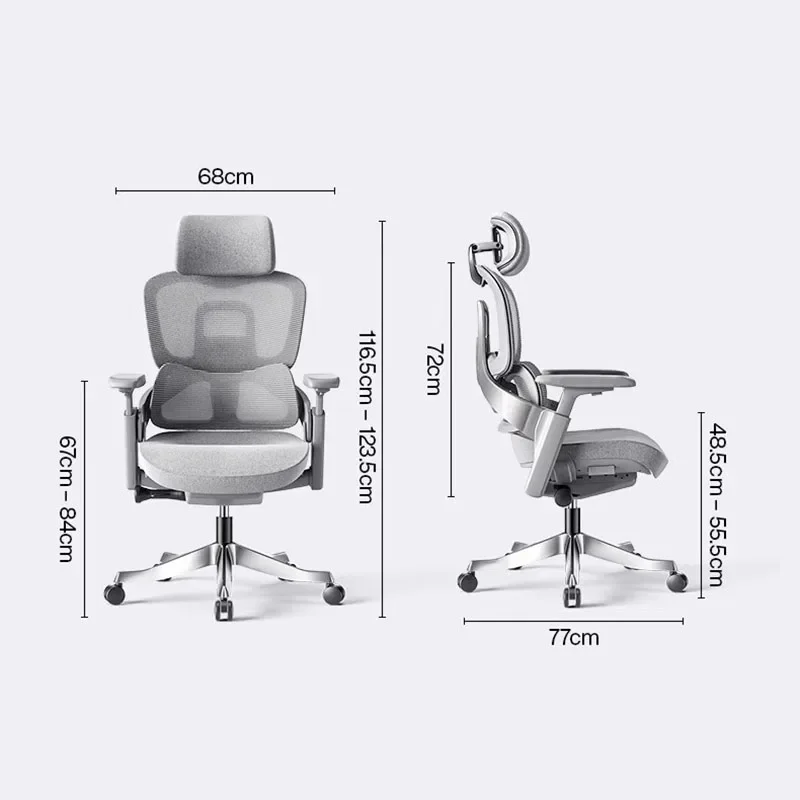 Posture Correction Chair Ergonomic Office Desk Kitchen Rotating Wheels Chairs For Living Room Saddle Executive Backrest Accent