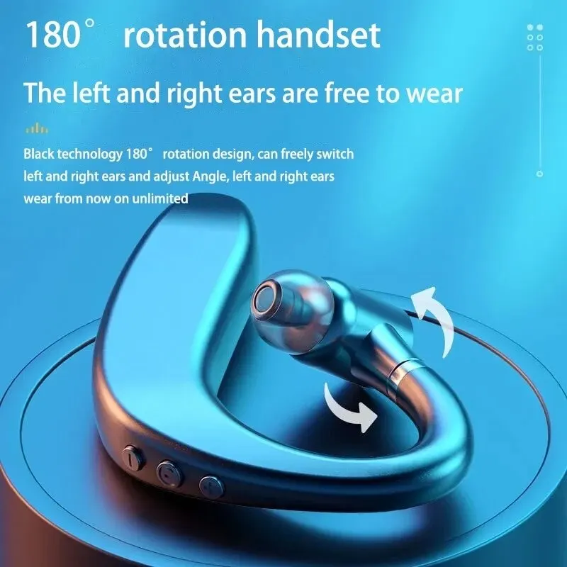 Bluetooth Headset HandsFree Wireless Business Headset Driver Call Sports Headset for iPhone Sansung Huawei Xiaomi