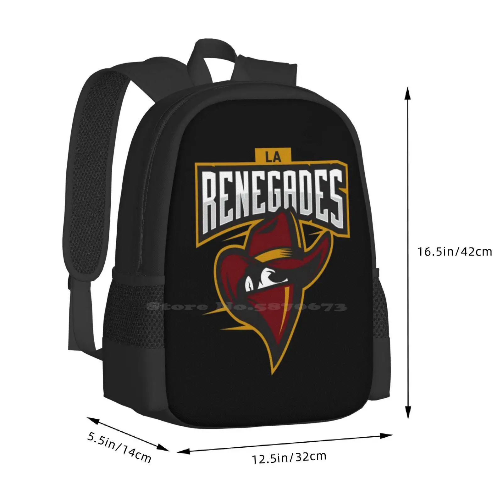 Renegades La Cowboy Csgo Shooter Mochila, venda quente, sacos de moda, logotipo Renegades, jogo, computador