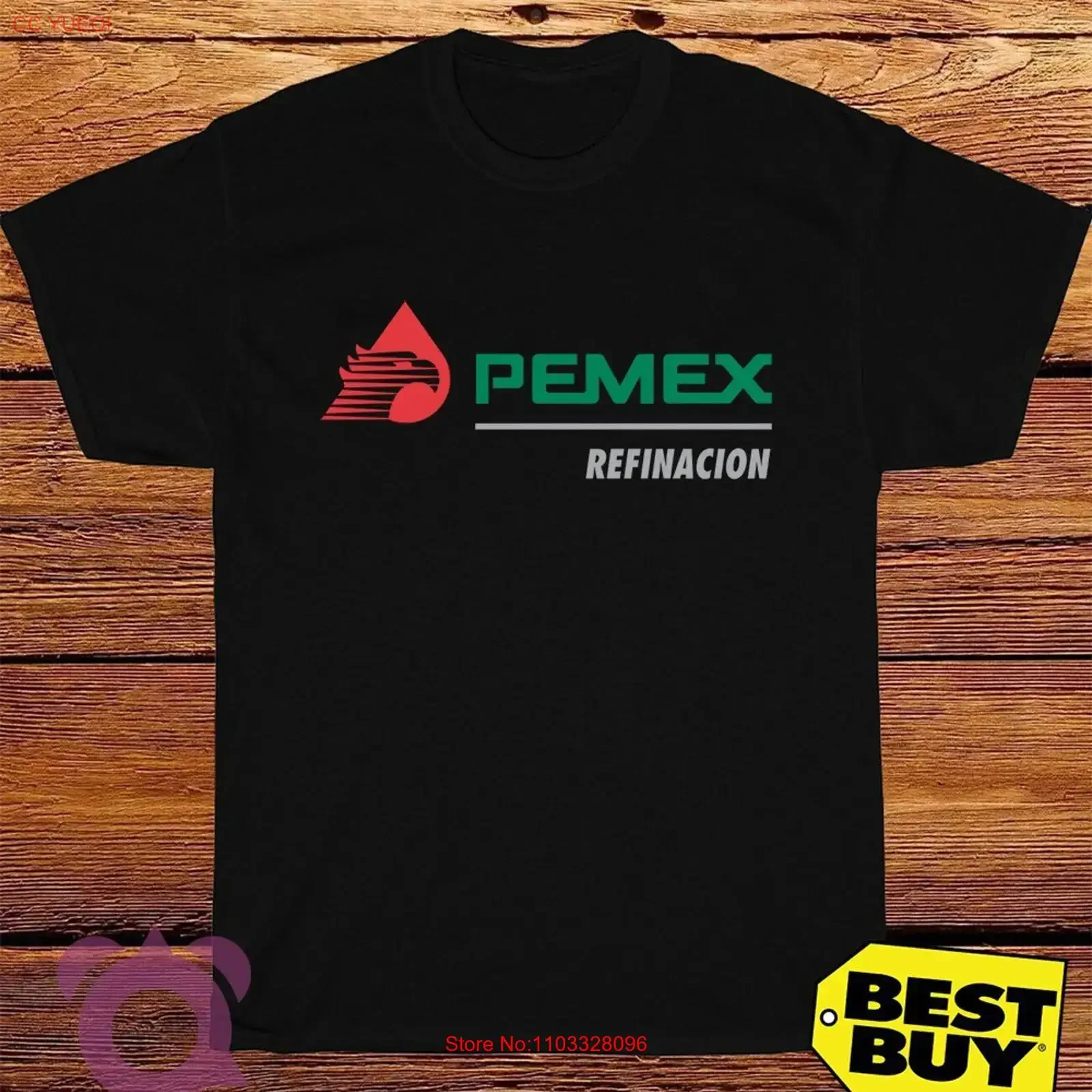 Nueva camiseta divertida con el logotipo de Pemex Refinacion para hombre, hecha en EE. UU., talla S a 5XL, estilo vintage, lavada, ropa de diseñador con estilo, versátil y suave