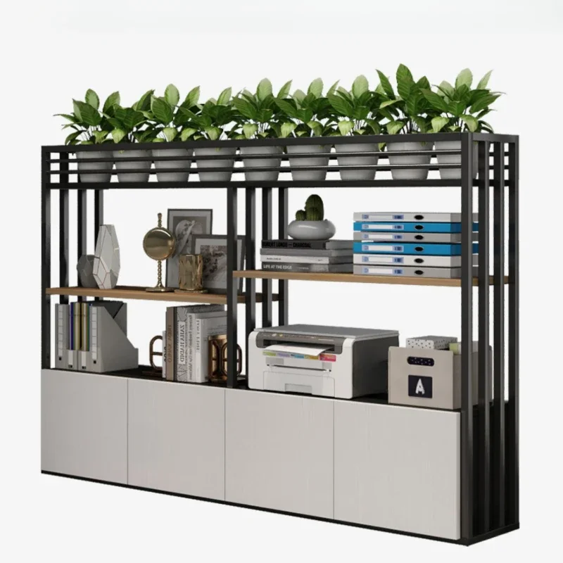Office Screen, Partition Shelf, Partition Wall, Modern Minimalist Fence, Green Plant Stand