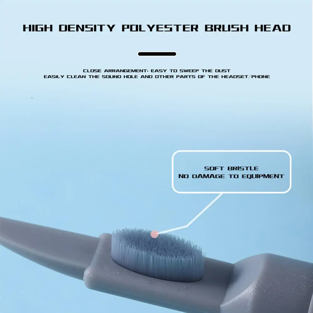 Caneta de limpeza de fone de ouvido, ferramenta multifuncional com buraco, carregamento, limpeza de celular, bluetooth, poeira, ferramenta de fone de ouvido g5t0