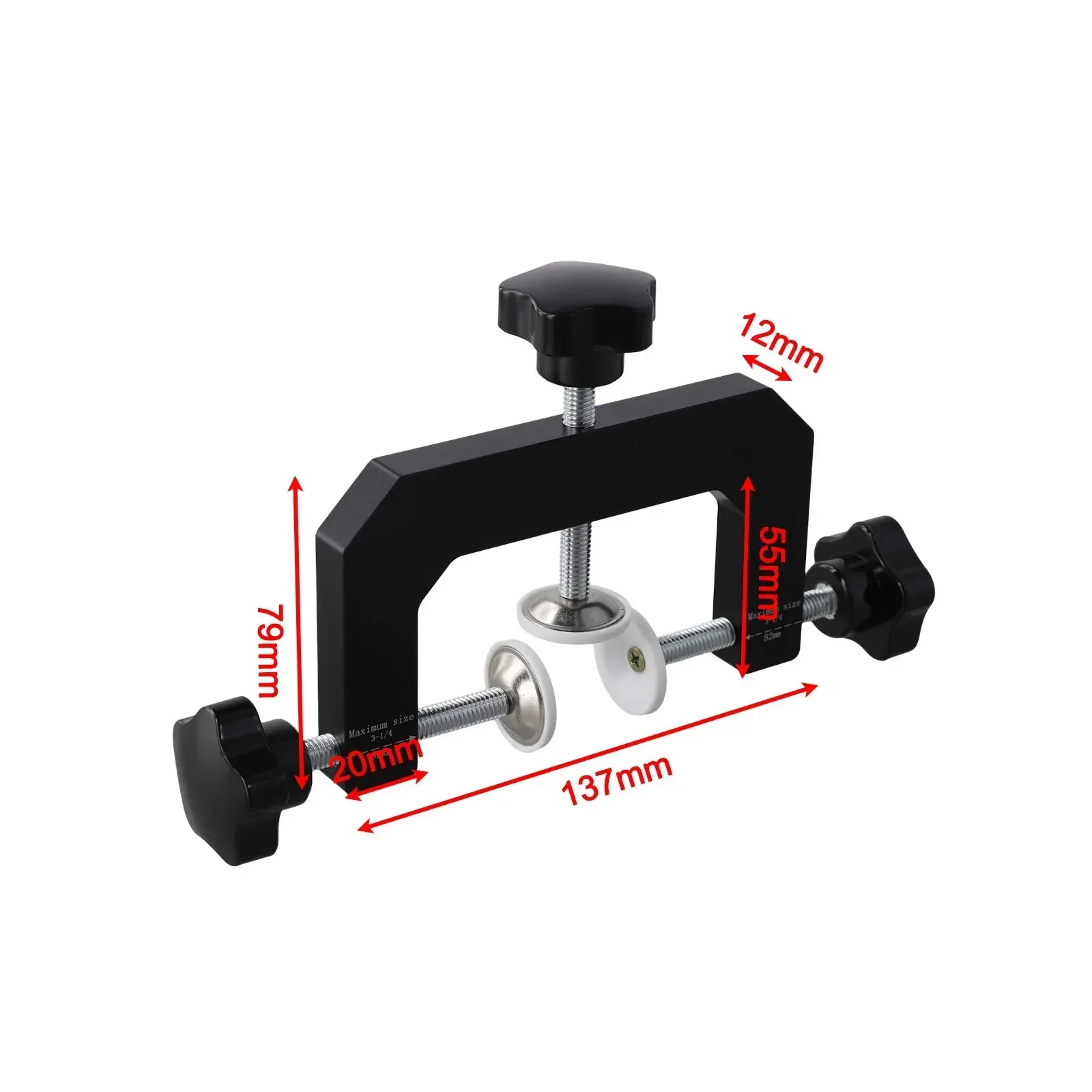 

Cabinet Installation 13.7*7.9cm 3-Way Face Clamp 3 Way Face Clamp Tool Welding Adjustable Clamps Comfort During Use