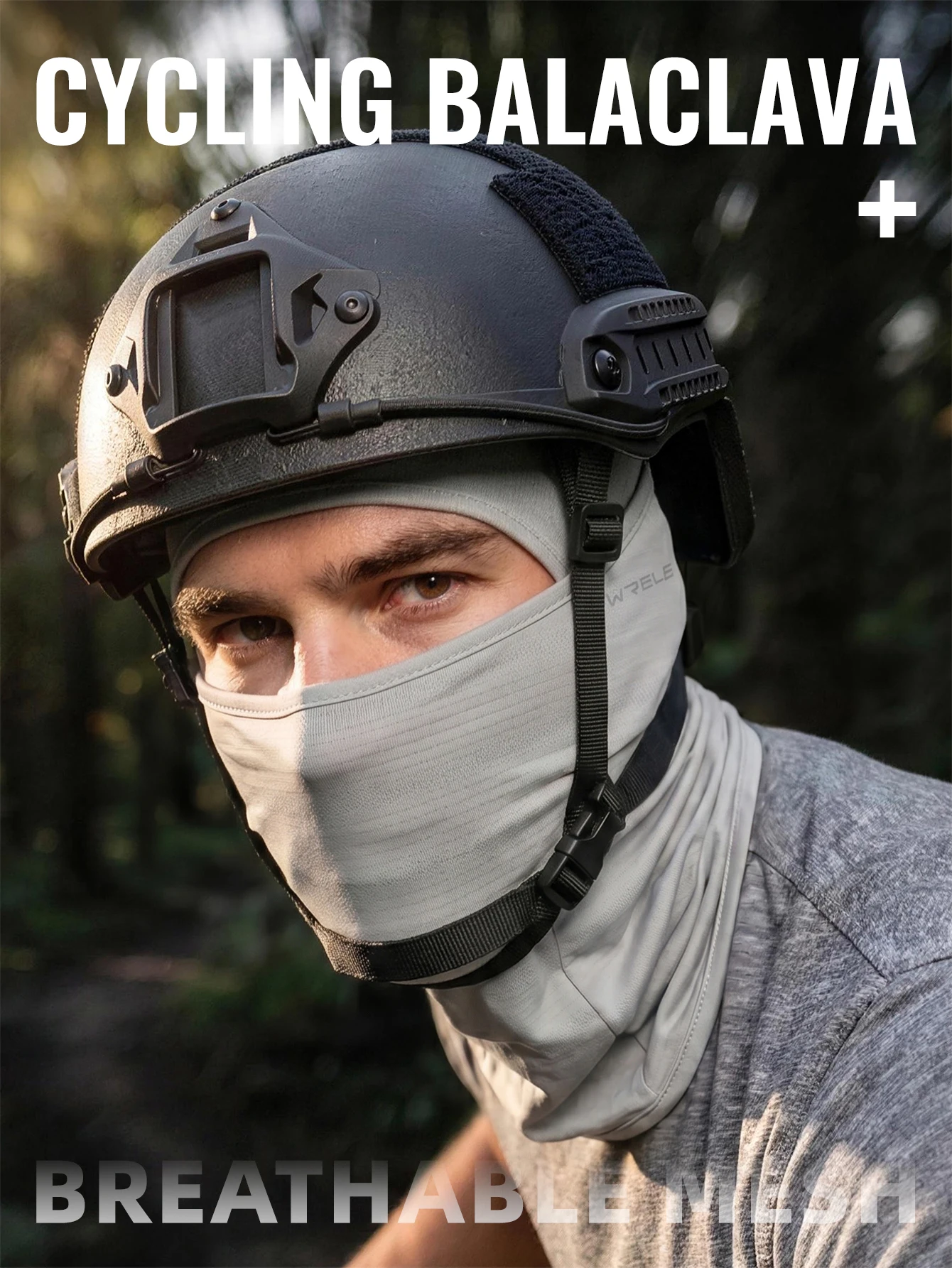 WRELS Balaclava-Maske für Skifahren, UV-Schutz, Eisseide, kühlende Gesichtsmaske, Shiesty Hood, atmungsaktiv, für Radfahren, Motorrad, taktisches Bandana – Detail 5