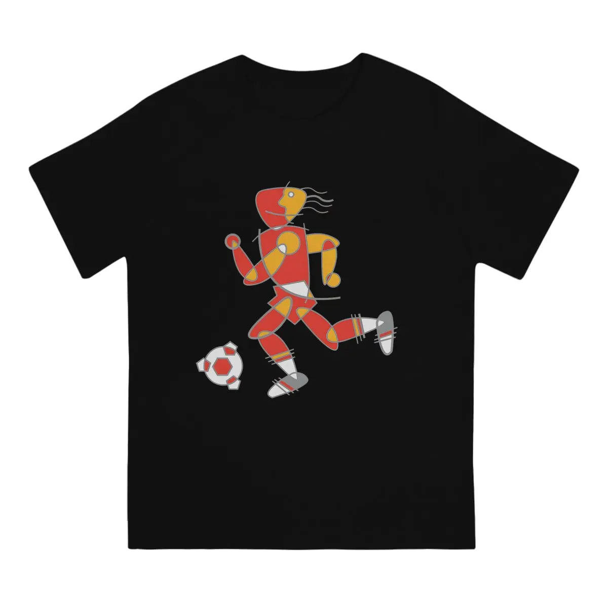 Soccer Football Player Sports Man TShirt Go Running Individuality T Shirt Harajuku Streetwear New Trend