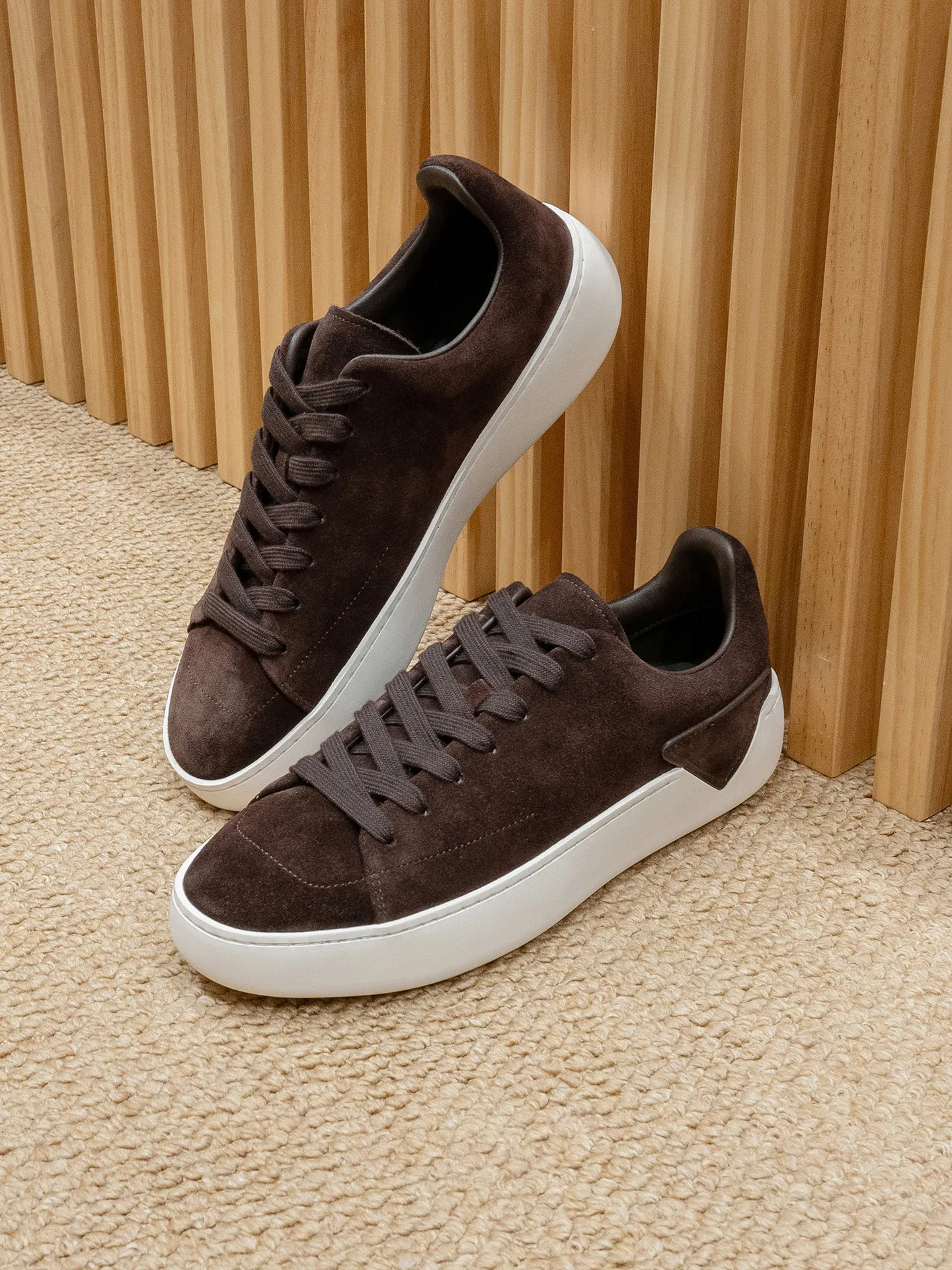 PR cowhide suede upper cowhide inner men's casual board shoes