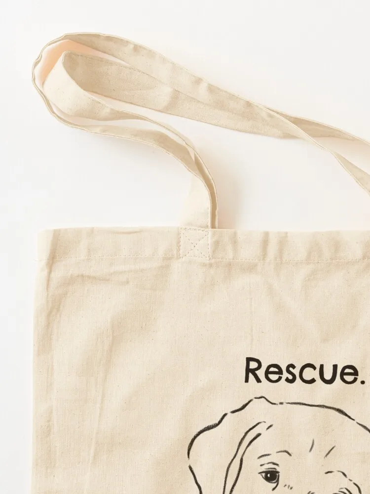 Rescue Lab, Rescue Dog, Dog Rescue, Lab Lover, Foster Dog, Adopt Don't Shop Tote Bag tote bag Canvas shoulder bag