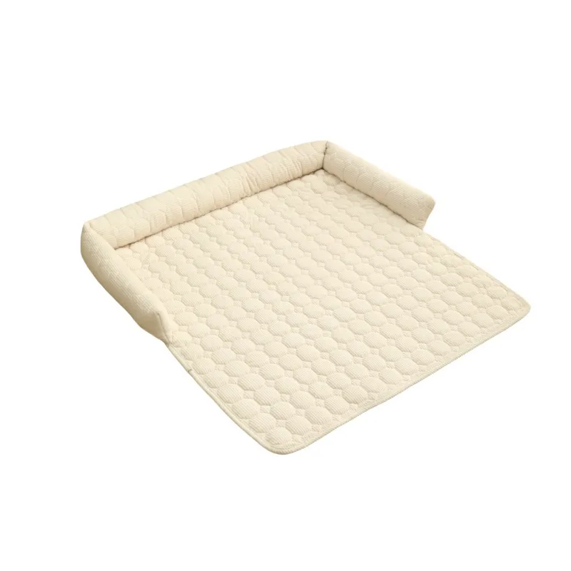 

Corduroy autumn and winter new pet sofa cushion, solid color sofa model dog cat sleeping nest