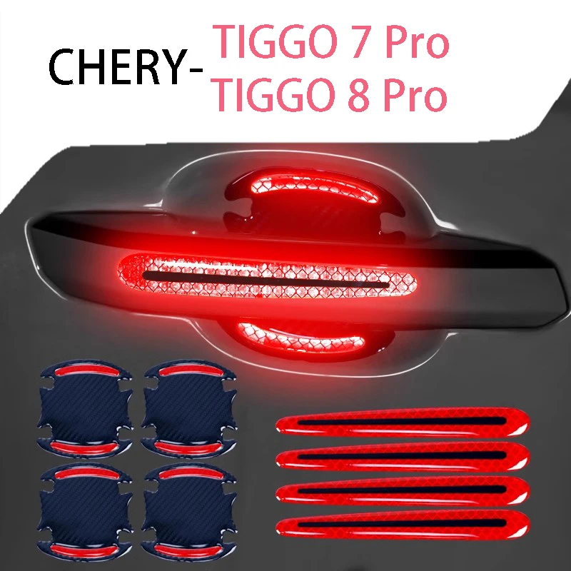 

Светоотражающая Защитная Наклейка на дверную ручку для Chery Tiggo 7 Pro 8 Pro 2020 2023 аксессуары для модификации автомобиля