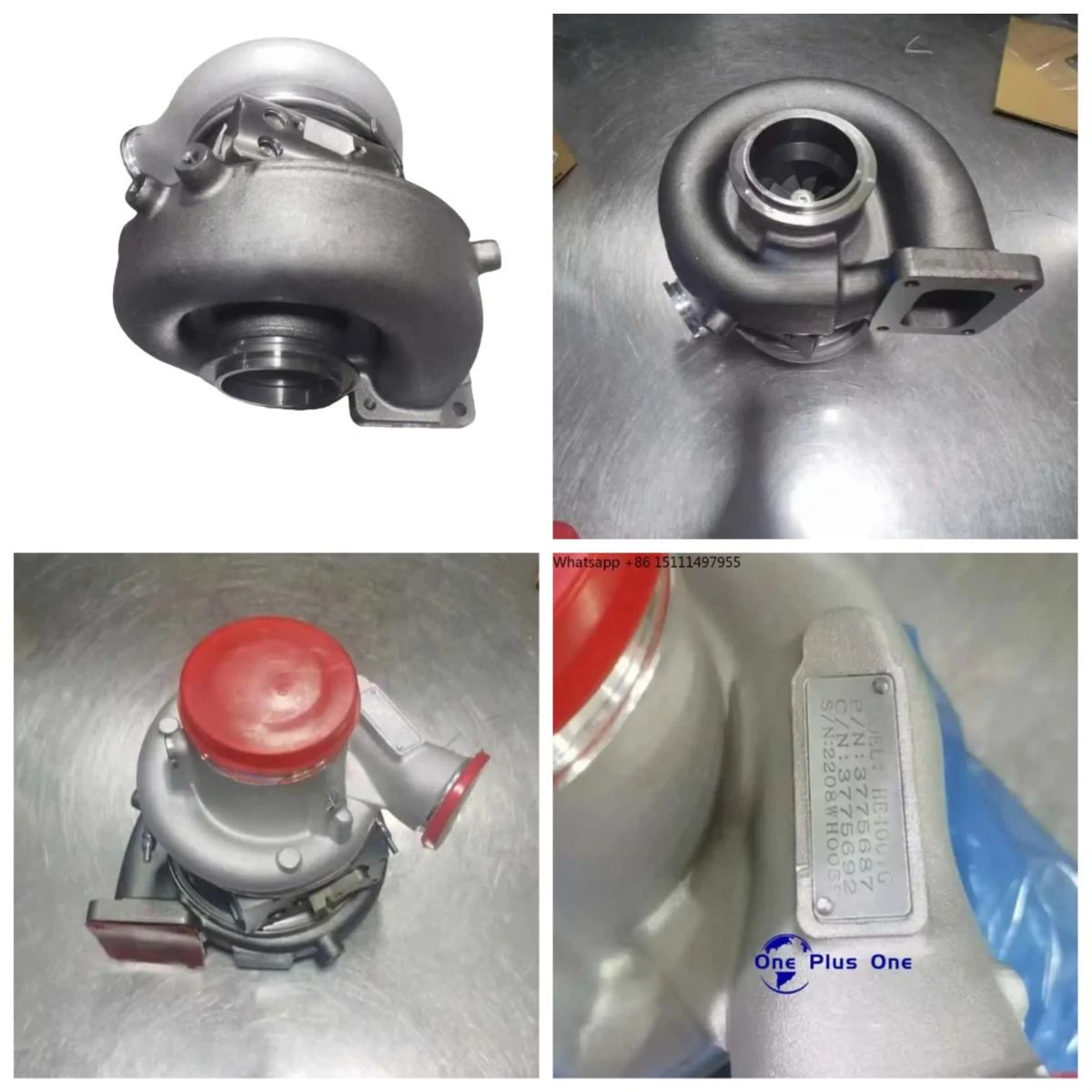 

Original Special Price Construction Machinery Parts Turbocharger 3775687 Turbocharger for Cum-mins HE400VG