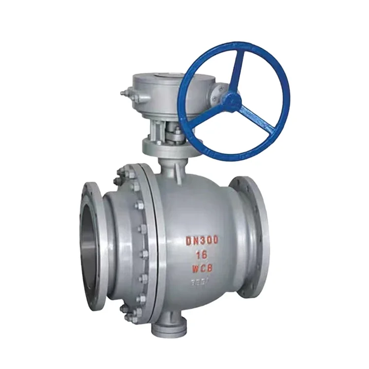 Q347F-16C Q347F-25C DN300 Flange Trunnion WCB Ball Valve