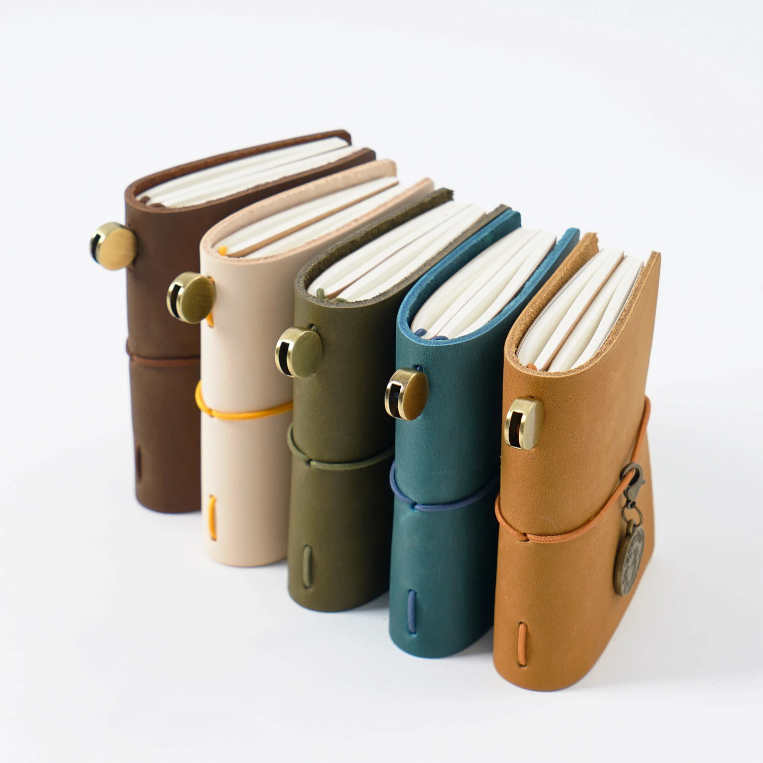 Genuine Leather Mini Travel Notebook Pocket Planner Sketch Book Diary Journal Office & School Supplies Stationery