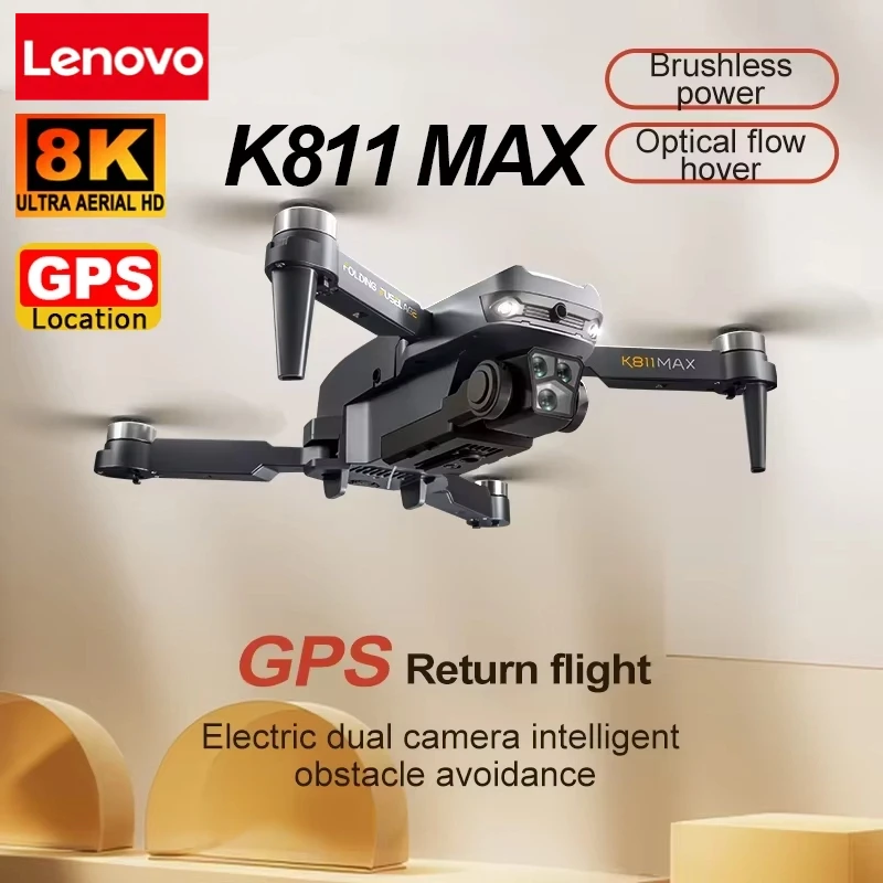 K811 MAX Drone GPS retour 4K HD double caméra 5G WIFI Intelligent évitement d'obstacles Quad axe sans brosse photographie aérienne dépliants