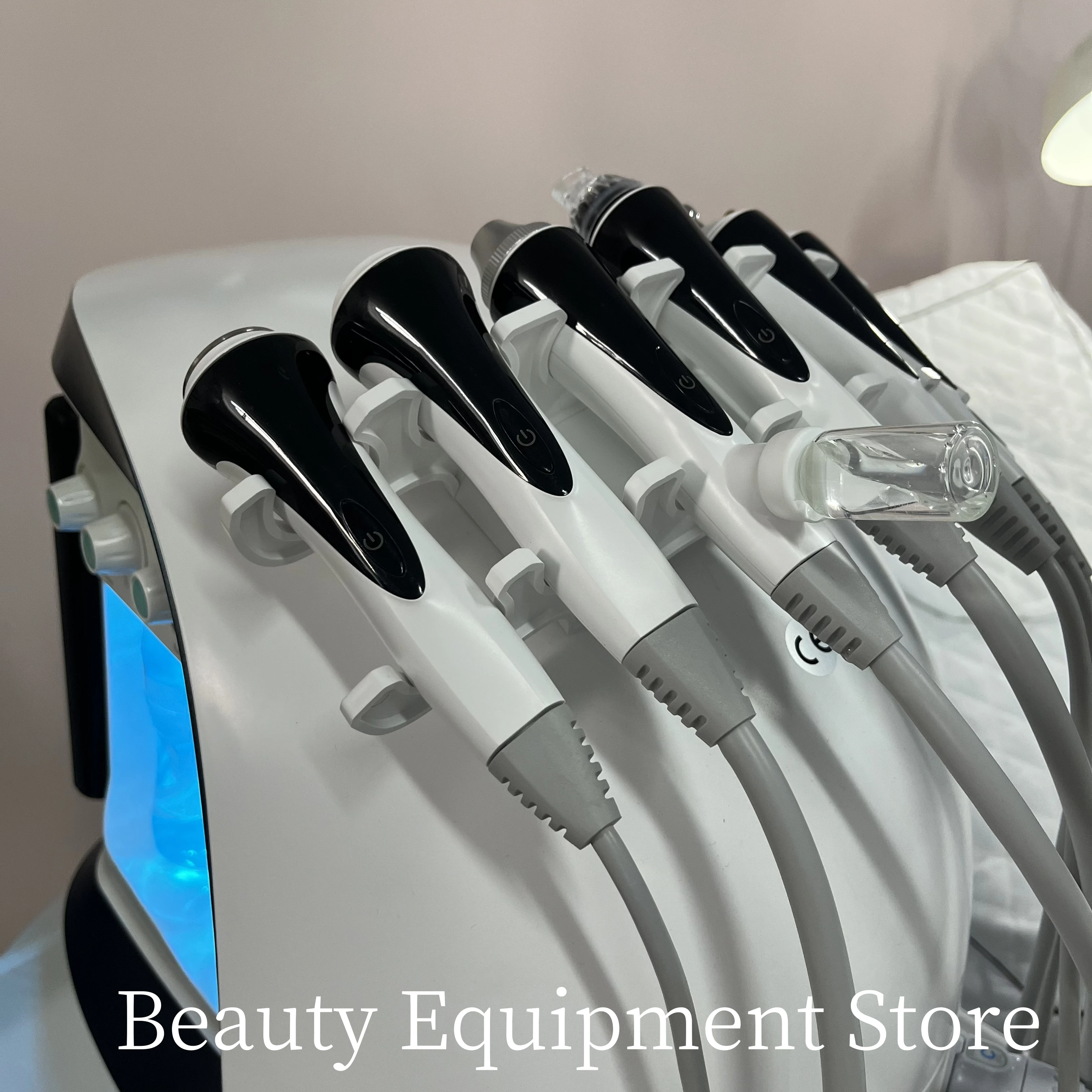 آلة تقشير الجلد المائية الأكسجين الجليد الأزرق الذكية جيت أكوا تقشير التيارات الدقيقة فقاعة صغيرة لجهاز تنظيف الوجه #6