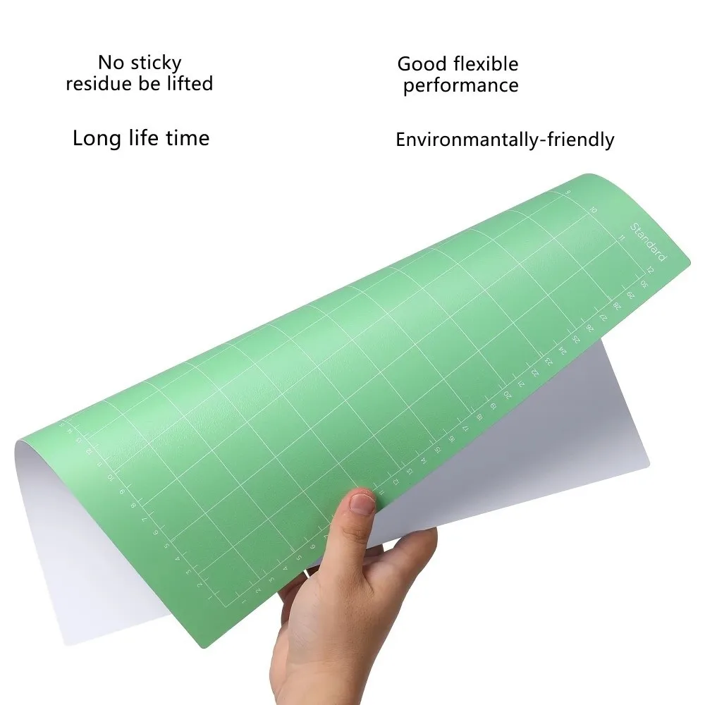 Adhesive Cutting Mat Non-Slip Cameo Silhouette Cutting Pad Strong Grip Thick Card Stock Replacement Mat For Crafts Sewing