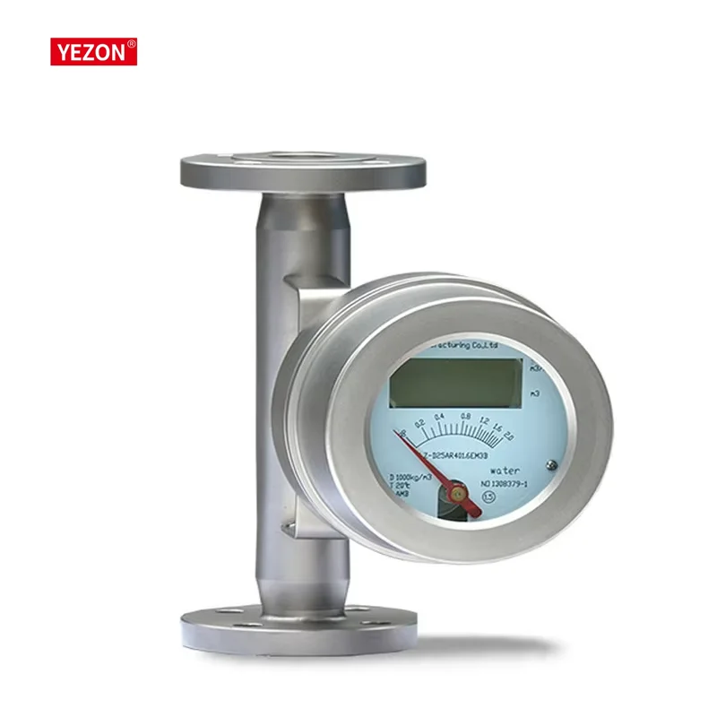 PL141 Stainless Steel Digital Flow Meter Variable Area Rotameter for Nitrogen Chemical Liquids OEM LCD Thread Water Gas Oil Air