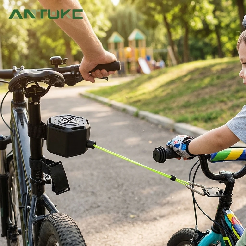 Bicycle Towing Rope High-Strength Nylon Training Strap 120kg Capacity Heavy Duty for Kids Bike Learning Outdoor Cycling