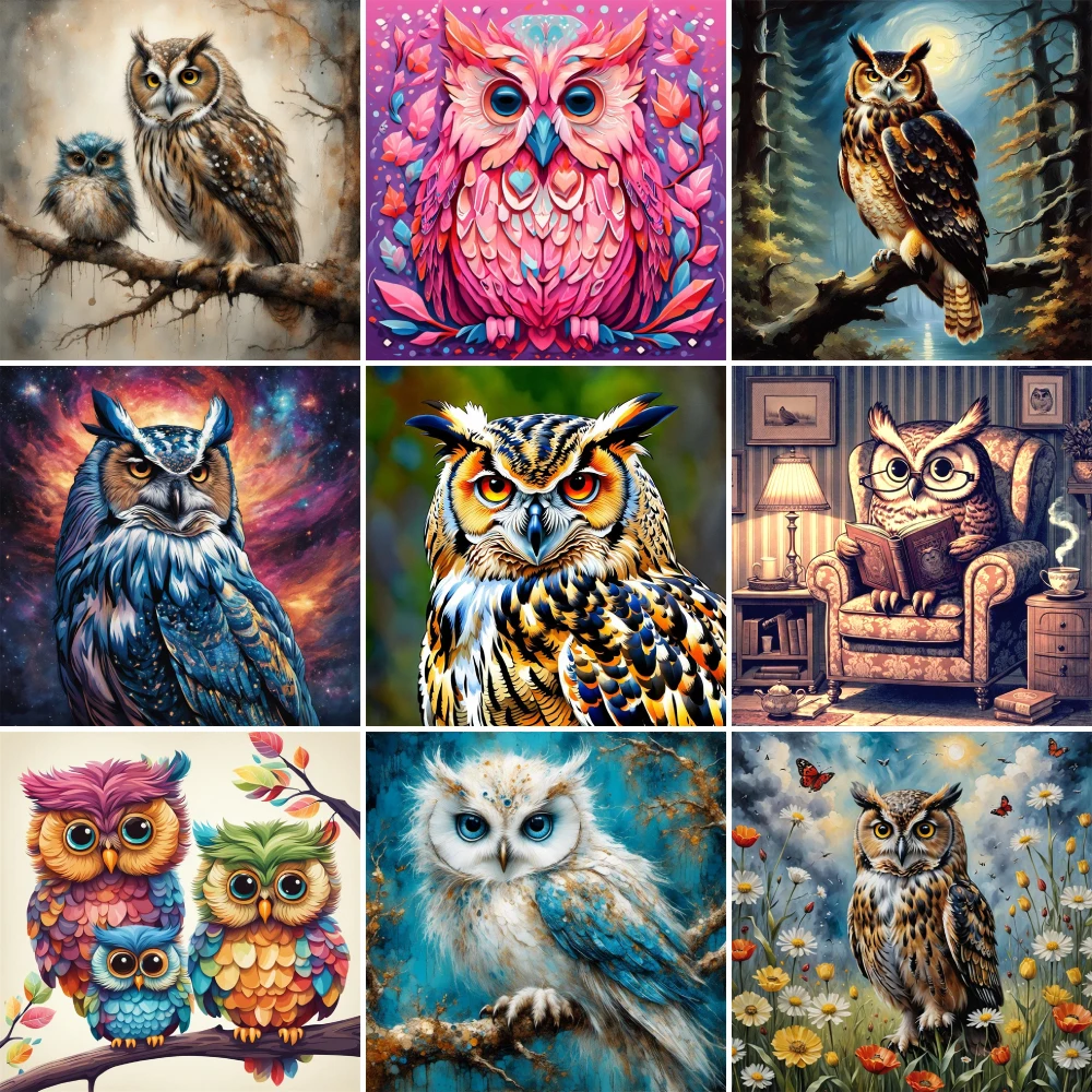 Cute Owl Painting B…